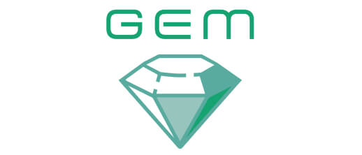 Gem Containers logo.